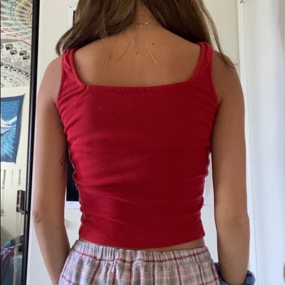 brandy melville red tank - Picture 3 of 3
